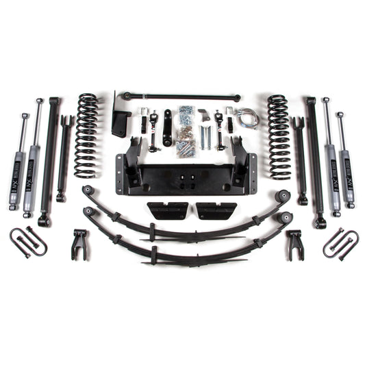 BDS Suspension | 6.5 Inch Lift Kit Long Arm Jeep Cherokee XJ 84-01 Chrysler 8.25 NX2 Nitro Shocks | BDS1433H