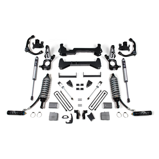 BDS Suspension | 7 Inch Lift Kit FOX 2.5 Coil-Over Conversion Silverado/Sierra 2500HD 01-10 2WD Carrier Above Crossmember Fox 2.5 Performance Shocks | BDS149FDSC
