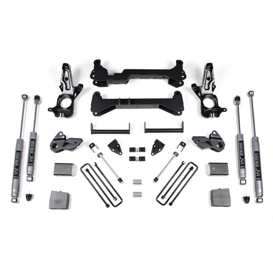 BDS Suspension | 7 Inch Lift Kit Silverado/Sierra 2500HD 01-10 2WD Carrier Below Crossmember W/Fox 2.0 Performance Shocks | BDS150FS