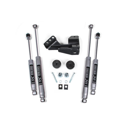 BDS Suspension | 2 Inch Leveling Kit Coil Spacer Ford F250/F350 Super Duty 17-22 4WD NX2 Nitro Shocks | BDS1519H
