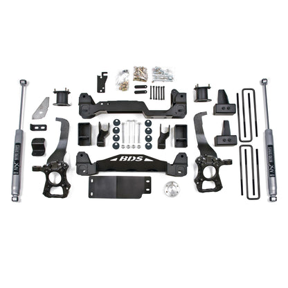 BDS Suspension | 4 Inch Lift Kit Ford F150 15-20 4WD 4 Inch Block Kit NX2 Nitro Shocks | BDS1533H