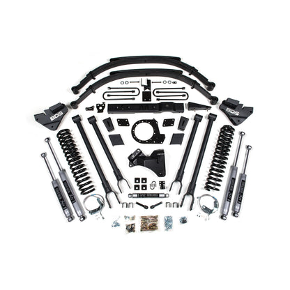 BDS Suspension | 8 Inch Lift Kit 4-Link Conversion Ford F250/F350 Super Duty 17-19 4WD Diesel NX2 Nitro Shocks | BDS1541H