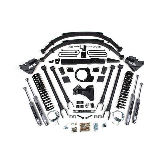 BDS Suspension | 8 Inch Lift Kit 4-Link Conversion Ford F250/F350 Super Duty 17-19 4WD Diesel NX2 Nitro Shocks | BDS1541H