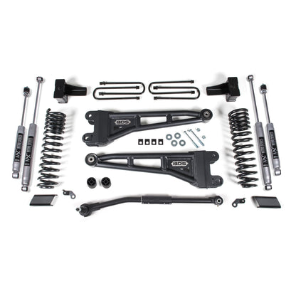 BDS Suspension | 2.5 Inch Lift Kit w/ Radius Arm Ford F250/F350 Super Duty 17-19 4WD Diesel NX2 Nitro Shocks | BDS1543H