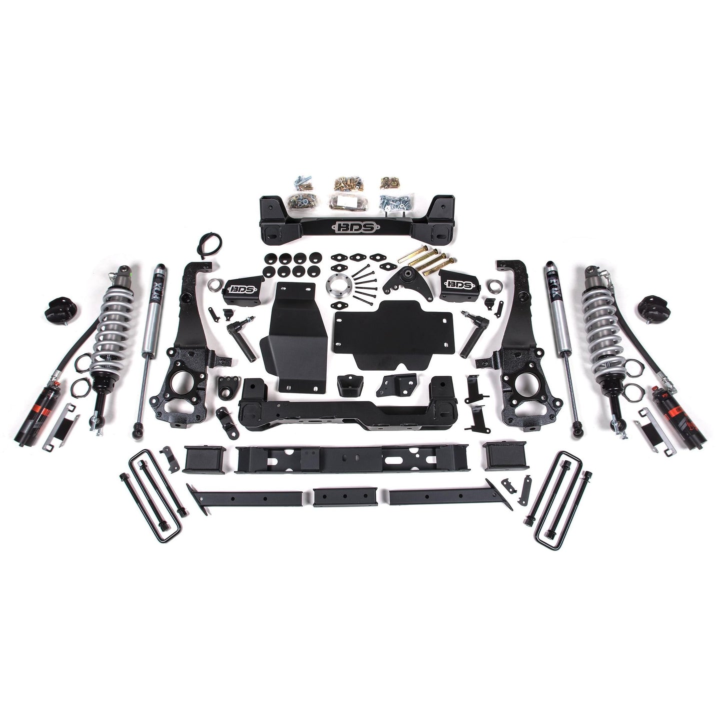 BDS Suspension | 6 Inch Lift Kit FOX 2.5 Coil-Over Ford Ranger 19-23 4WD Cast Aluminum Knuckle  | BDS1547FDSC