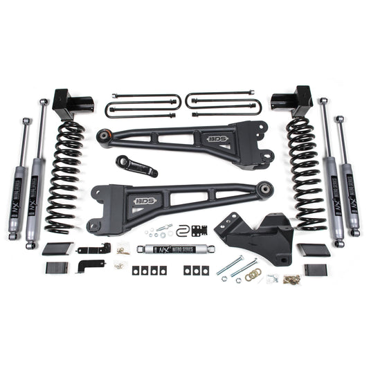 BDS Suspension | 5 Inch Lift Kit w/ Radius Arm Ford F250/F350 Super Duty 20-22 4WD Diesel Fox 2.0 Performance Shocks | BDS1551FS