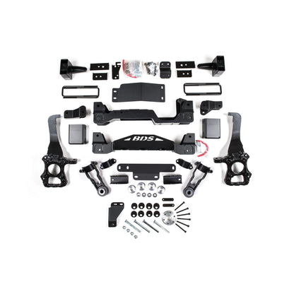 BDS Suspension | 4 Inch Lift Kit Ford F150 Raptor 19-20 4WD 5 Inch Block Kit | BDS1558H
