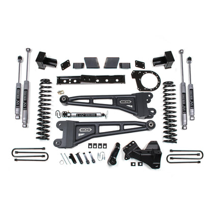 BDS Suspension | 7 Inch Lift Kit w/ Radius Arm Ford F250/F350 Super Duty 20-22 4WD Diesel Leaf Springs NX2 Nitro Shocks | BDS1562H