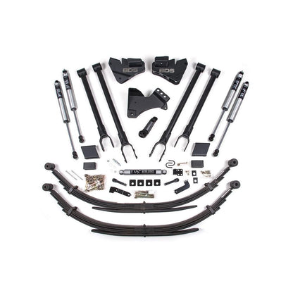 BDS Suspension | 5 Inch Lift Kit w/ 4-Link Ford F250/F350 Super Duty 20-22 4WD Gas Leaf Springs Fox 2.0 Performance Shocks | BDS1570FS