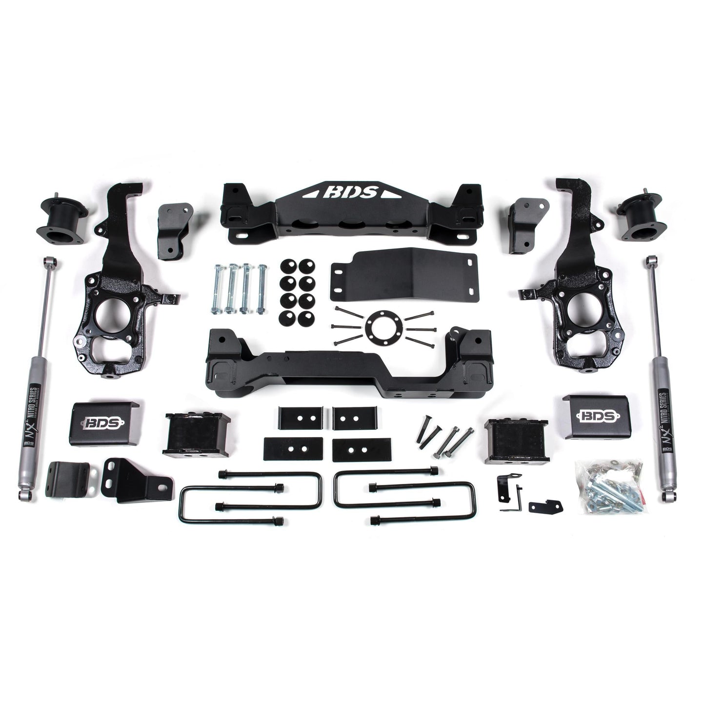 BDS Suspension | 6 Inch Lift Kit Ford F150 21-25 4WD 5 Inch Block Fox 2.0 Performance Shocks | BDS1579FS