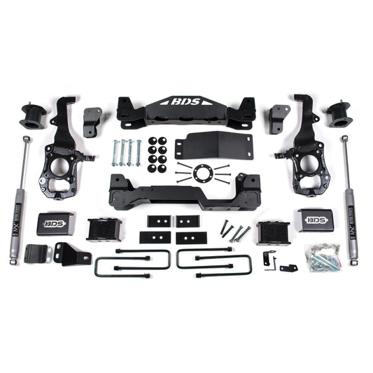 BDS Suspension | 6 Inch Lift Kit Ford F150 21-25 4WD 5 Inch Block NX2 Nitro Shocks | BDS1579H