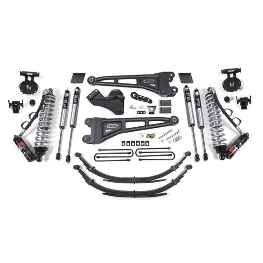 BDS Suspension | 6 Inch Lift Kit w/ Radius Arm FOX 2.5 Performance Elite Coil-Over Conversion Ford F250/F350 Super Duty 11-16 4WD Diesel Factory 2 Inch Rear Blocks | BDS1592FPE