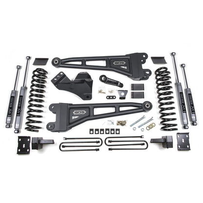 BDS Suspension | 4 Inch Lift Kit w/ Radius Arm Ford F250/F350 Super Duty 11-16 4WD Gas Leaf Springs Fox 2.0 Performance Shocks | BDS1599FS