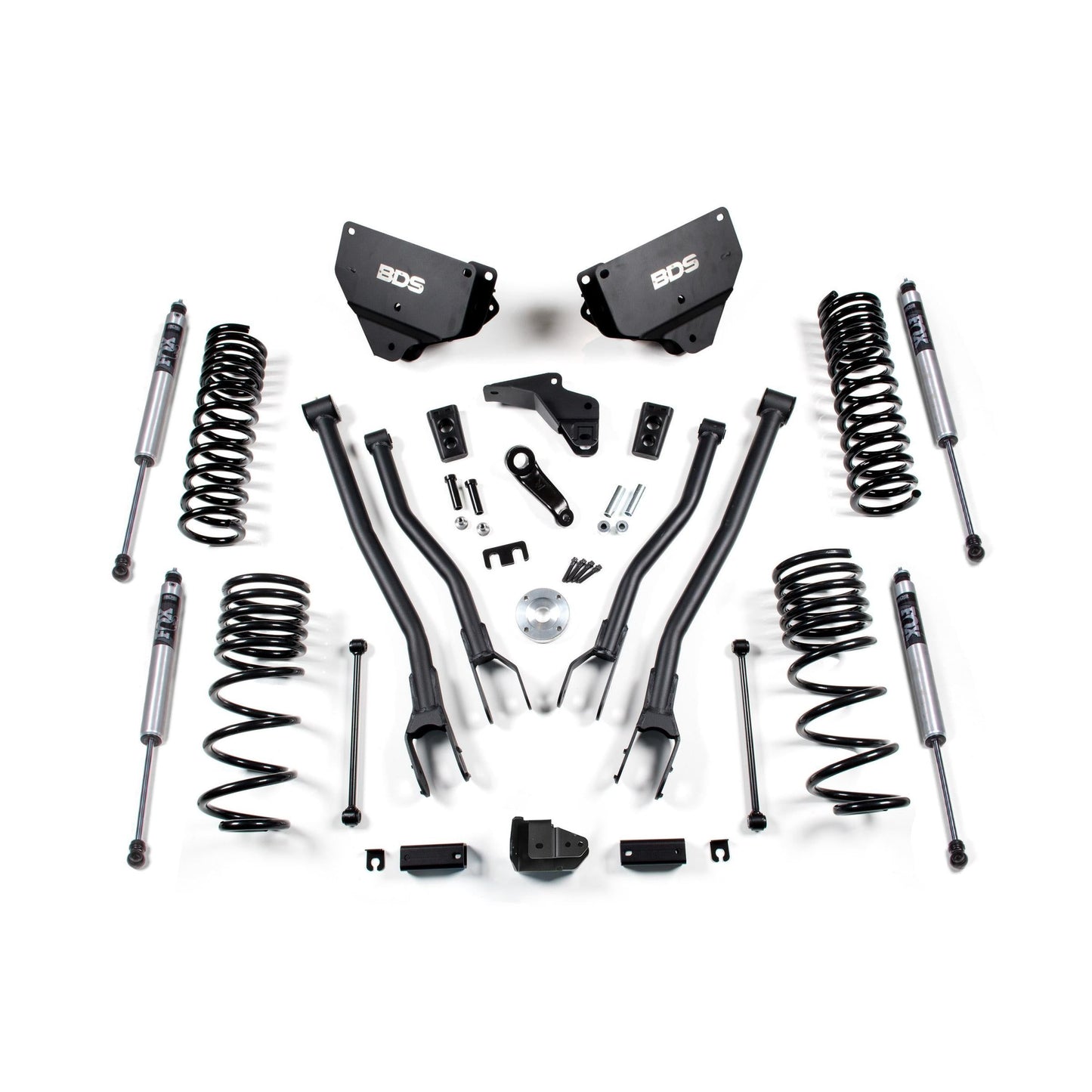 BDS Suspension | 4 Inch Lift Kit w/ 4-Link Ram 2500 14-18 4WD Gas Fox 2.0 Performance Shock | BDS1611FS