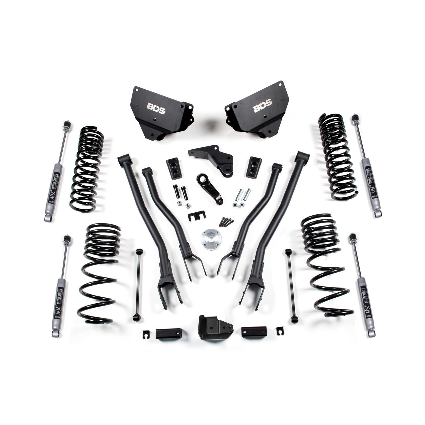 BDS Suspension | 4 Inch Lift Kit w/ 4-Link Ram 2500 14-18 4WD Gas NX2 Nitro Shocks | BDS1611H