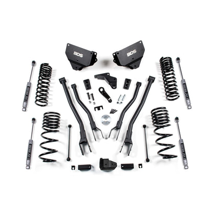 BDS Suspension | 4 Inch Lift Kit w/ 4-Link Ram 2500 14-18 4WD Gas NX2 Nitro Shocks | BDS1611H