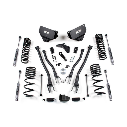 BDS Suspension | 4 Inch Lift Kit w/ 4-Link Ram 2500 14-18 4WD Gas NX2 Nitro Shocks | BDS1611H