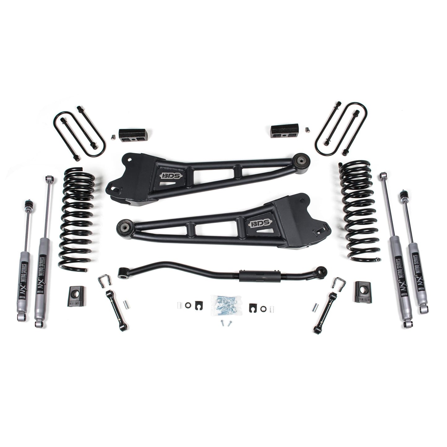 BDS Suspension | 3 Inch Lift Kit w/ Radius Arm Ram 3500 13-18 4WD Diesel W/Fox 2.5 Performance Elite Shocks | BDS1622FPE