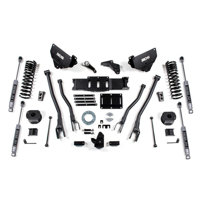 BDS Suspension | 5.5 Inch Lift Kit Ram 2500 w/ Rear Air Ride 14-18 4WD Gas NX2 Nitro Shocks | BDS1630H