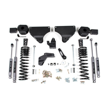 BDS Suspension | 4 Inch Lift Kit Ram 2500 w/ Rear Air Ride 14-18 4WD Gas NX2 Nitro Shocks | BDS1633H