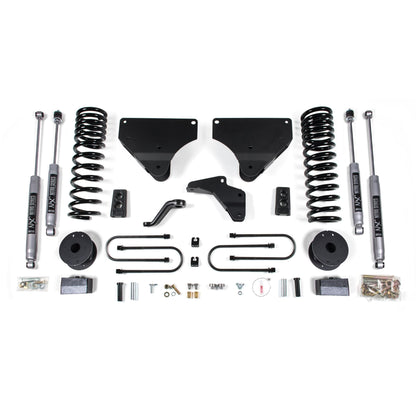 BDS Suspension | 4 Inch Lift Kit Ram 3500 w/ Rear Air Ride 13-18 4WD Diesel NX2 Nitro Shocks | BDS1643H