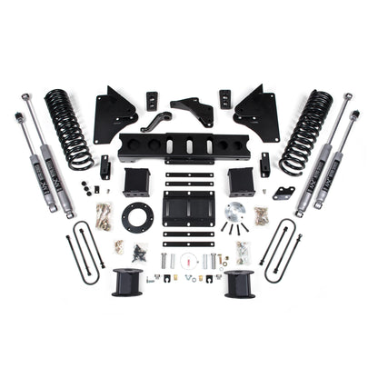 BDS Suspension | 6 Inch Lift Kit Ram 3500 w/ Rear Air Ride 13-18 4WD Diesel 8 Bolt Indexing Ring NX2 Nitro Shocks | BDS1649H