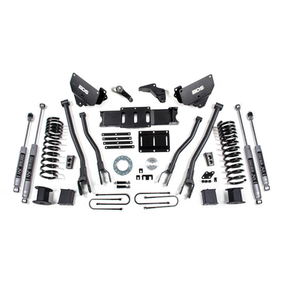 BDS Suspension | 6 Inch Lift Kit w/ 4-Link Ram 3500 w/ Rear Air Ride 13-18 4WD Diesel 8 Bolt Indexing Ring Fox 2.0 Performance Shocks | BDS1650FS