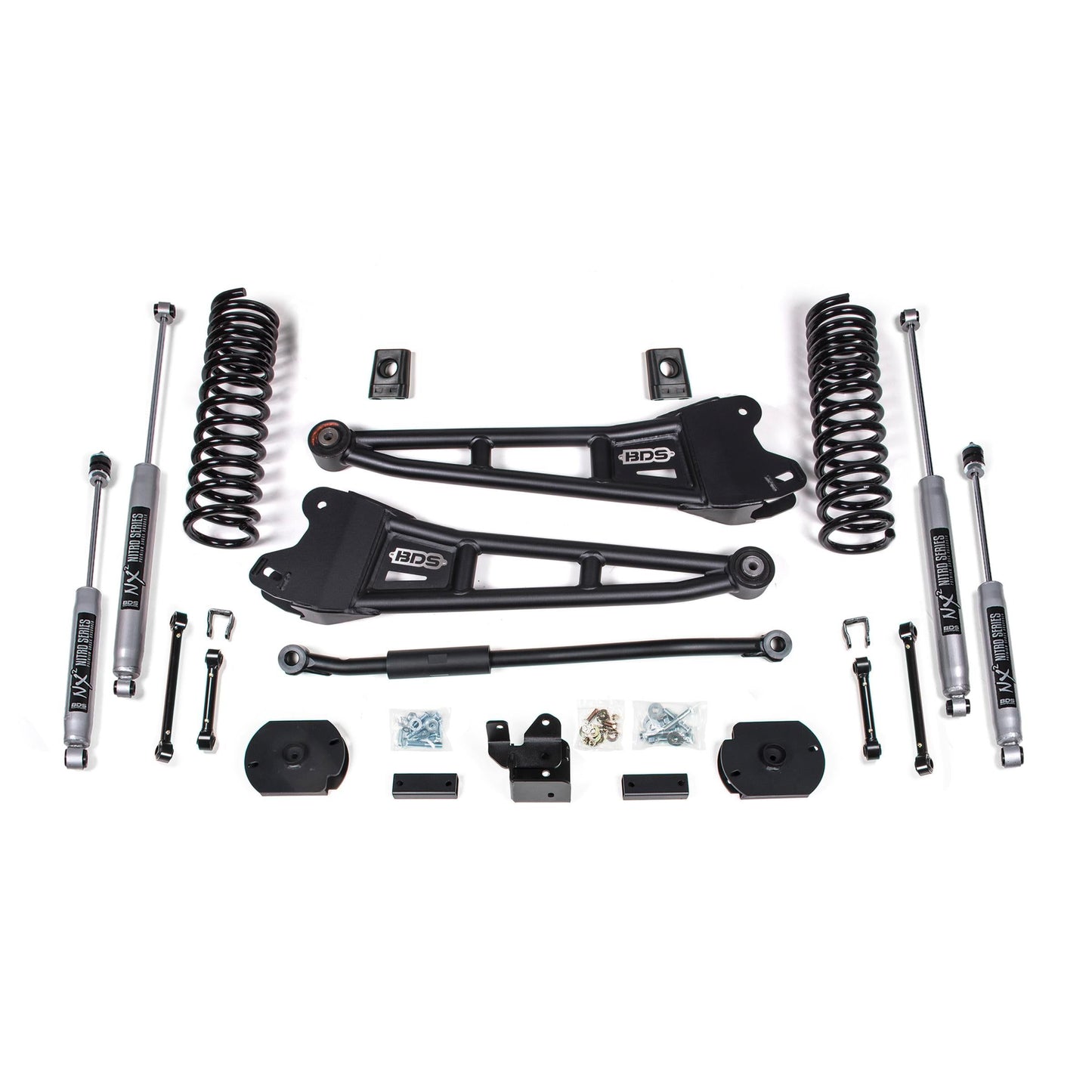 BDS Suspension | 3 Inch Lift Kit w/ Radius Arm Ram 2500 19-24 4WD Diesel NX2 Nitro Shocks | BDS1653H