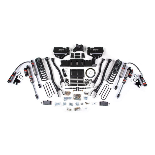 BDS Suspension | 4 Inch Lift Kit w/ 4-Link Ram 3500 19-23 4WD Diesel 6 Bolt Fox 2.5 Performance Elite Shocks | BDS1670FPE