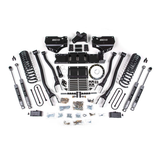 BDS Suspension 4" 4-Link Lift Kit With Fox 2.0 Shocks for 19-24 Ram 3500 Diesel components