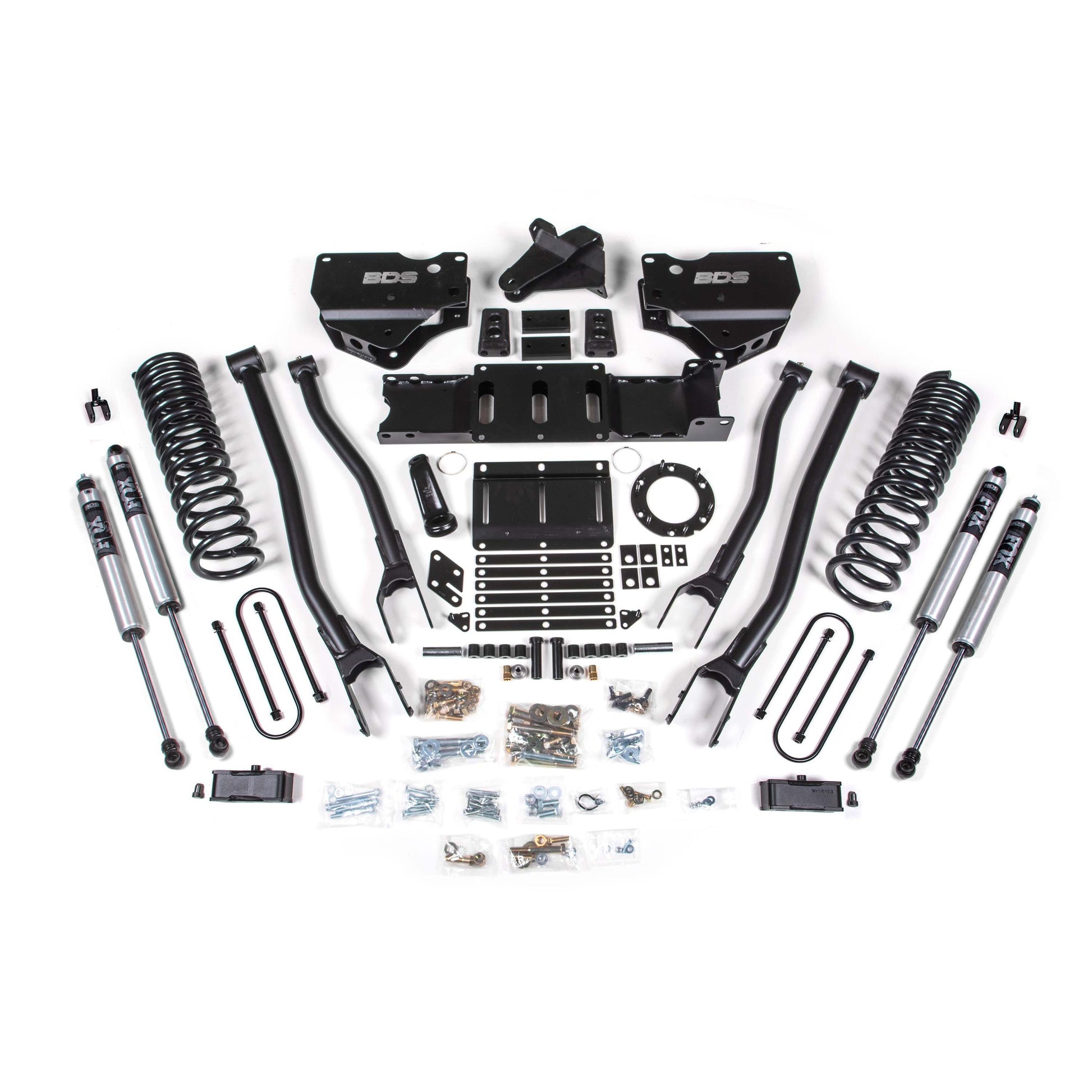 BDS Suspension 4" 4-Link Lift Kit 19-24 Ram 3500 Diesel with Nx2 Shocks