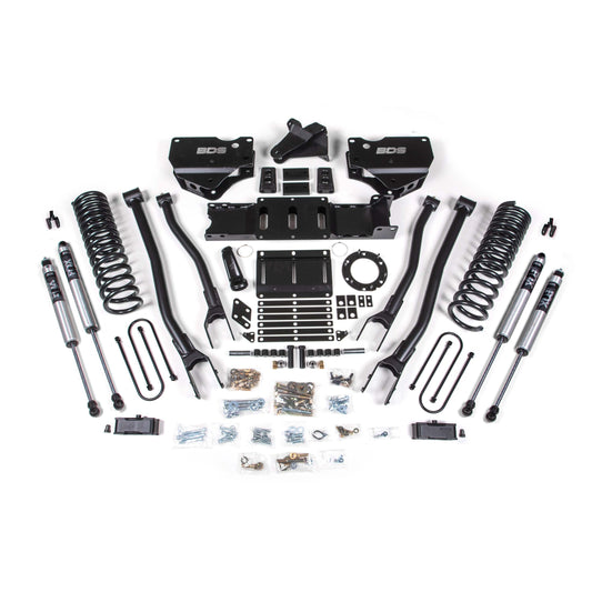 BDS Suspension 4" 4-Link Lift Kit 19-24 Ram 3500 Diesel with Nx2 Shocks