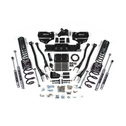 BDS Suspension | 4 Inch Lift Kit w/ 4-Link Ram 2500 19-24 4WD Diesel Fox 2.0 Performance Shocks | BDS1674FS