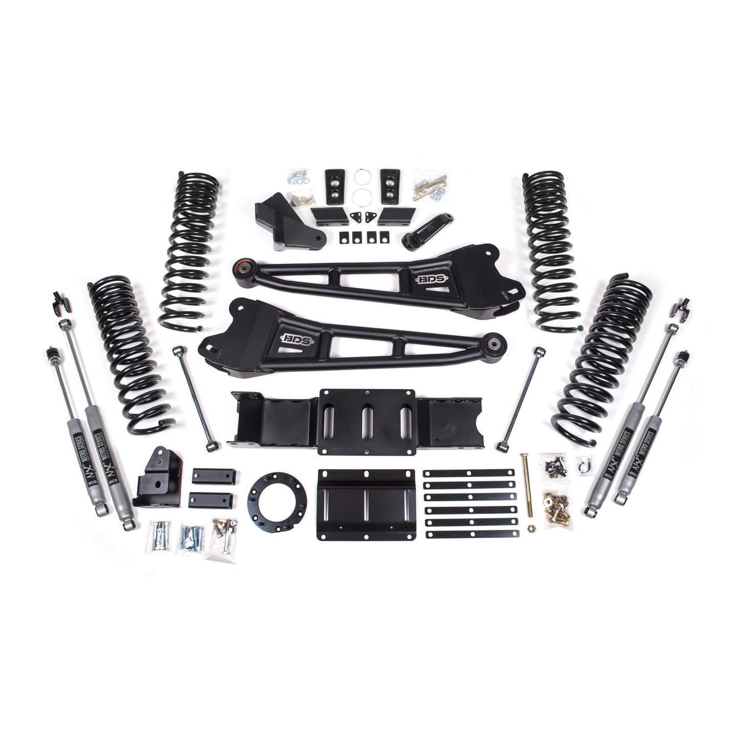 BDS Suspension | 5.5 Inch Lift Kit w/ Radius Arm Ram 2500 19-24 4WD Gas Fox 2.5 Performance Elite Shocks | BDS1681FPE