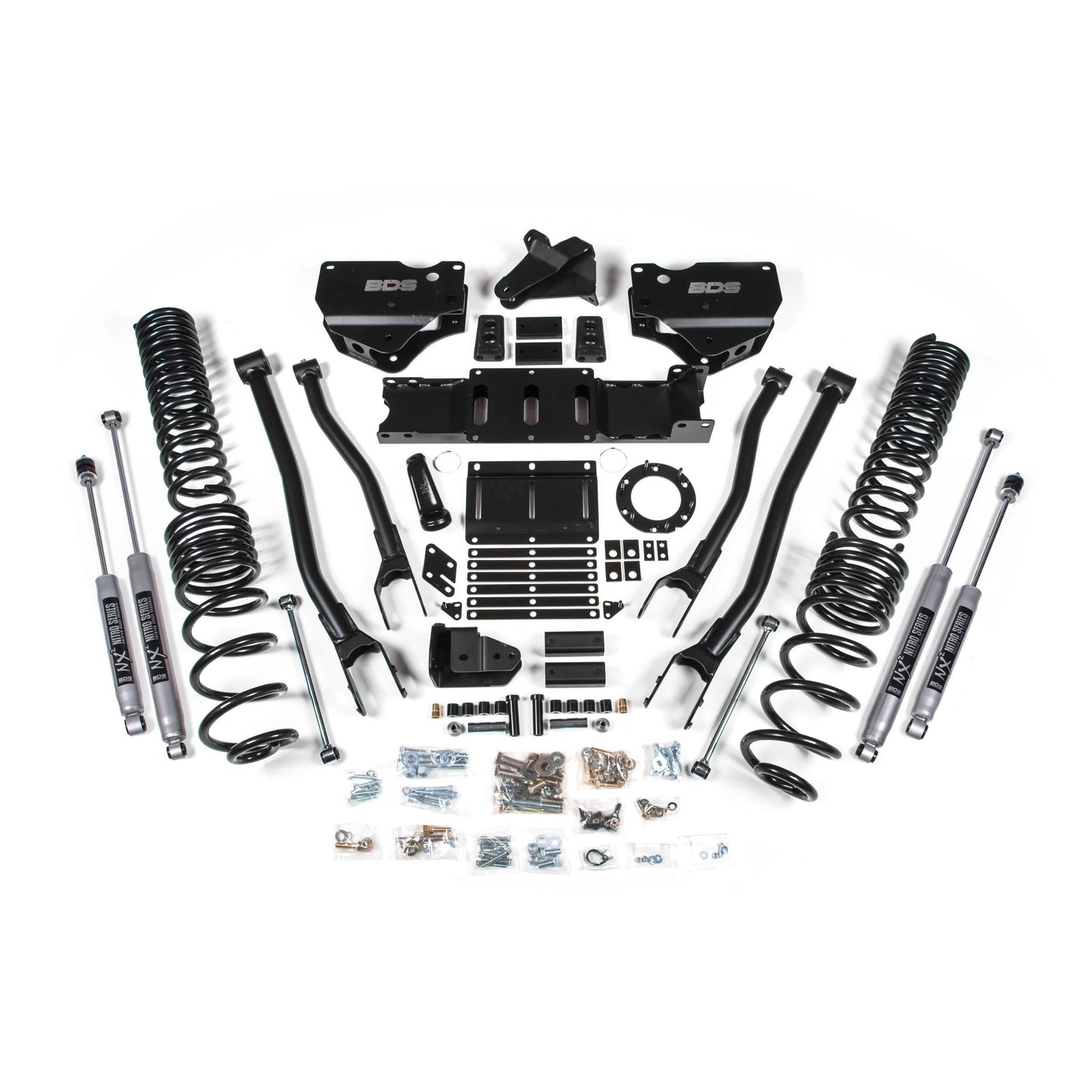BDS Suspension | 5.5 Inch Lift Kit w/ 4-Link Ram 2500 19-24 4WD Gas Fox 2.0 Performance Shocks | BDS1689FS