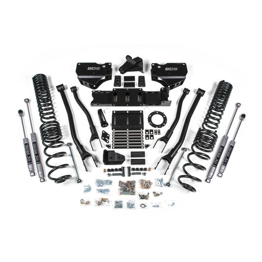 BDS Suspension | 5.5 Inch Lift Kit w/ 4-Link Ram 2500 19-24 4WD Gas NX2 Nitro Shocks | BDS1689H