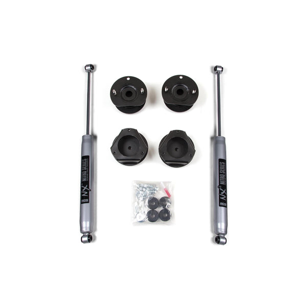 BDS SUSPENSION | Lift Kit 2" Front / 2" Rear NX2 Nitro Shocks | Chevy Trailblazer or GMC Envoy 02-09 | 168H