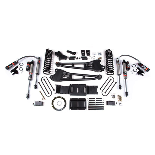 BDS Suspension | 4 Inch Lift Kit w/ Radius Arm Ram 3500 19-23 4WD Gas Without Factory Rear Overload Leaf Fox 2.5 Performance Elite | BDS1702FPE