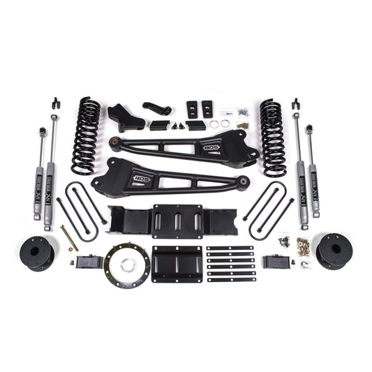 BDS Suspension | 4 Inch Lift Kit w/ Radius Arm Ram 3500 19-23 4WD Gas No Factory Rear Overload Leaf NX2 Nitro Shocks | BDS1702H
