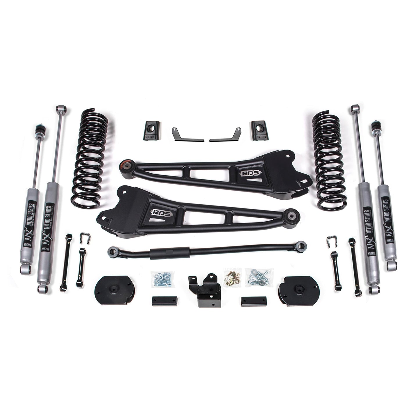 BDS Suspension | 3 Inch Lift Kit Ram 2500 w/ Rear Air Ride 14-18 4WD Diesel Fox 2.0 Performance Shocks | BDS1712FS