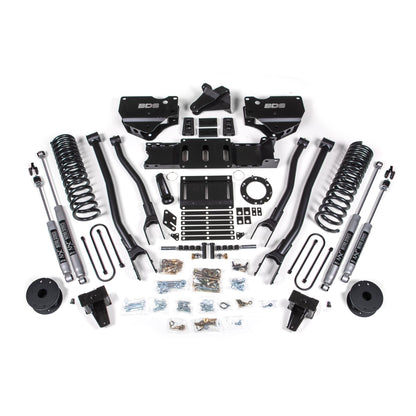 BDS Suspension | 6 Inch Lift Kit w/ 4-Link Ram 3500 w/ Rear Air Ride 19-24 4WD Diesel 8 Bolt Fox 2.0 Performance Shocks | BDS1733FS