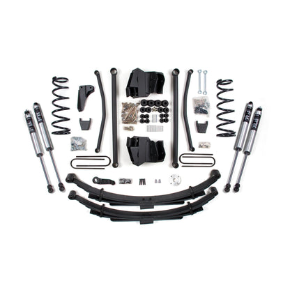 BDS Suspension | 8 Inch Lift Kit Long Arm Dodge Ram 2500/3500 2008 4WD Diesel Manual Leaf Spring 4 Inch Axle Fox 2.0 Performance | BDS1748FS