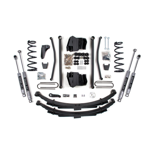 BDS Suspension | 8 Inch Lift Kit Long Arm Dodge Ram 2500/3500 2008 4WD Diesel Manual Leaf Springs 4 Inch Axle NX2 Nitro | BDS1748H