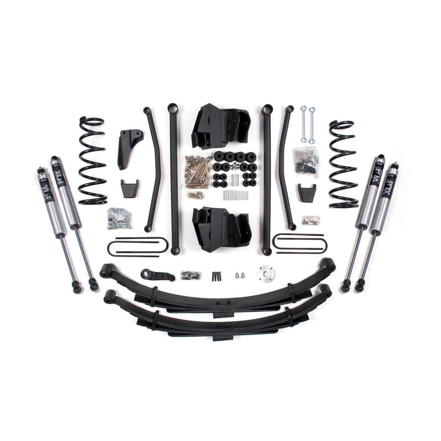 BDS Suspension | 8 Inch Lift Kit Long Arm Dodge Ram 2500/3500 2008 4WD Diesel Manual Leaf Springs 3.5 Inch Axle Fox 2.0 Performance Shocks | BDS1749FS