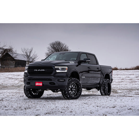 BDS Suspension 5" lift kit on 2019-2024 Ram 1500 Rebel in snow-covered field