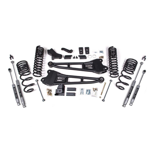 BDS Suspension | 4 Inch Lift Kit w/ Radius Arm Ram 2500 14-18 4WD Diesel Fox 2.0 Performance Shocks | BDS1762FS