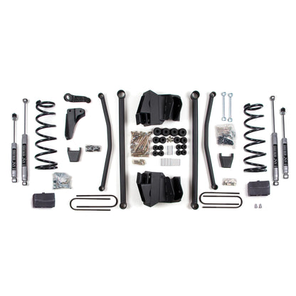 BDS Suspension | 4 Inch Lift Kit Long Arm Dodge Ram 2500 Power Wagon 2008 4WD Gas Leaf Springs 3.5 Inch Axle Fox 2.0 Performance | BDS1769FS