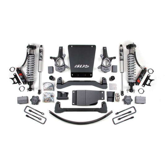 BDS Suspension | 6 Inch Lift Kit FOX Performance Elite Block Kit and Add A Leaf Coil-Over 07-13 Silverado/Sierra 1500 4WD BDS Supsension | BDS176PSS