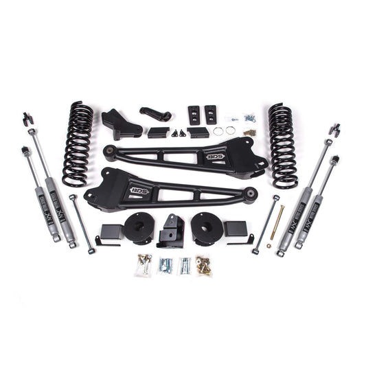 BDS Suspension | 4 Inch Lift Kit w/ Radius Arm Ram 2500 w/ Rear Air Ride 14-18 4WD Gas Fox 2.0 Performance Shocks | BDS1774FS