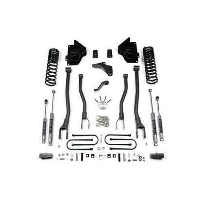BDS Suspension | 4 Inch Lift Kit w/ 4-Link Ram 3500 13-18 4WD Diesel 2 Inch Block NX2 Nitro Shocks | BDS1776H
